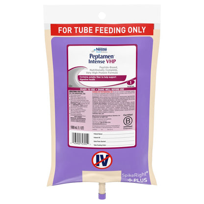 Peptamen® Intense VHP Tube Feeding Peptide-Based Formula, UltraPak® Bag
