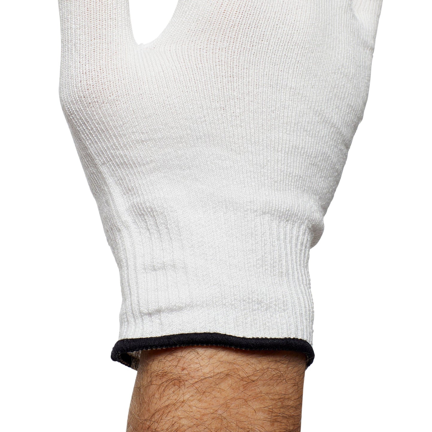 Sterile Flex-Gard™ HDPE Fiber / Spandex / Polyester Glove Liners, White - view 3