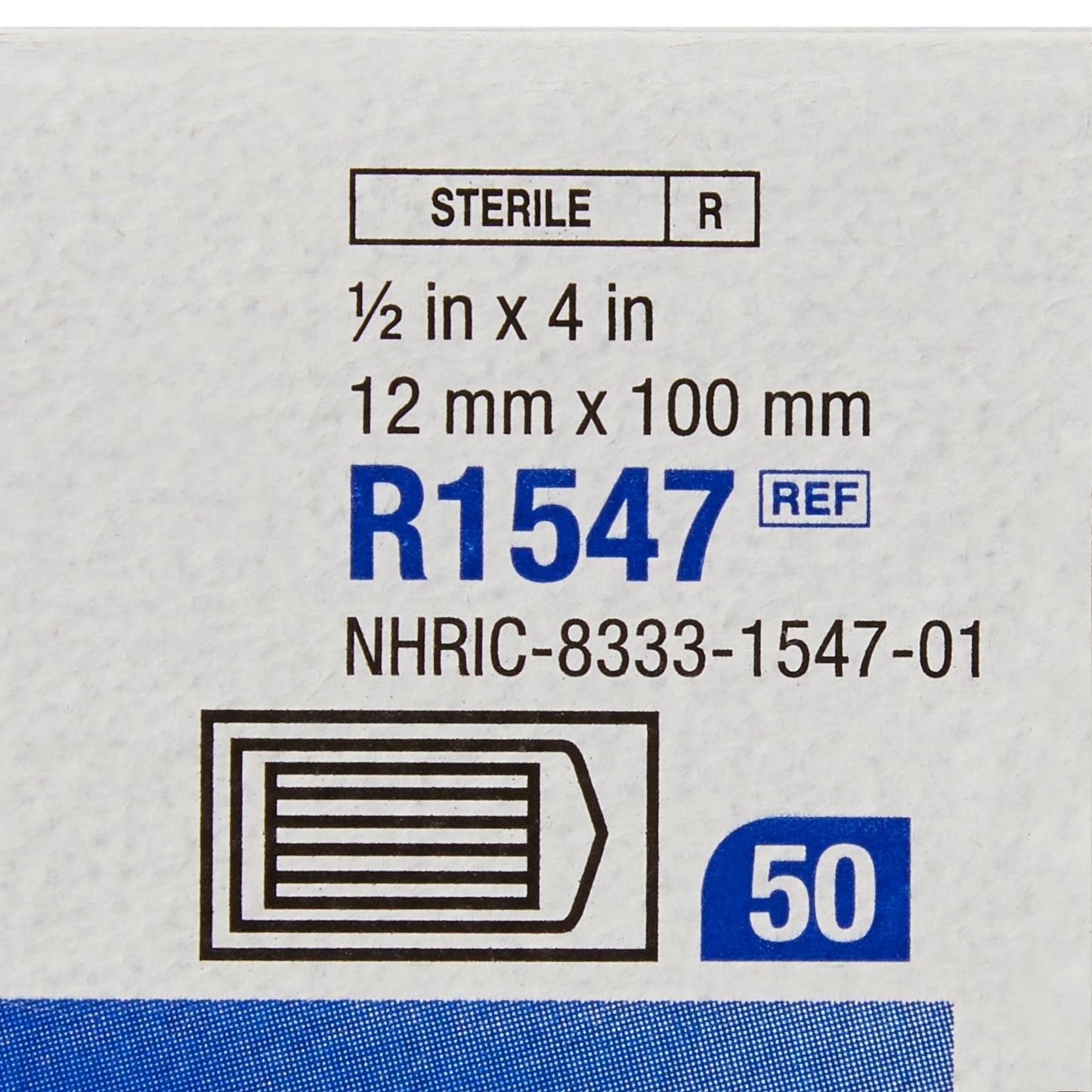 3M Steri-Strip Skin Closure Strips, Reinforced Strip, White