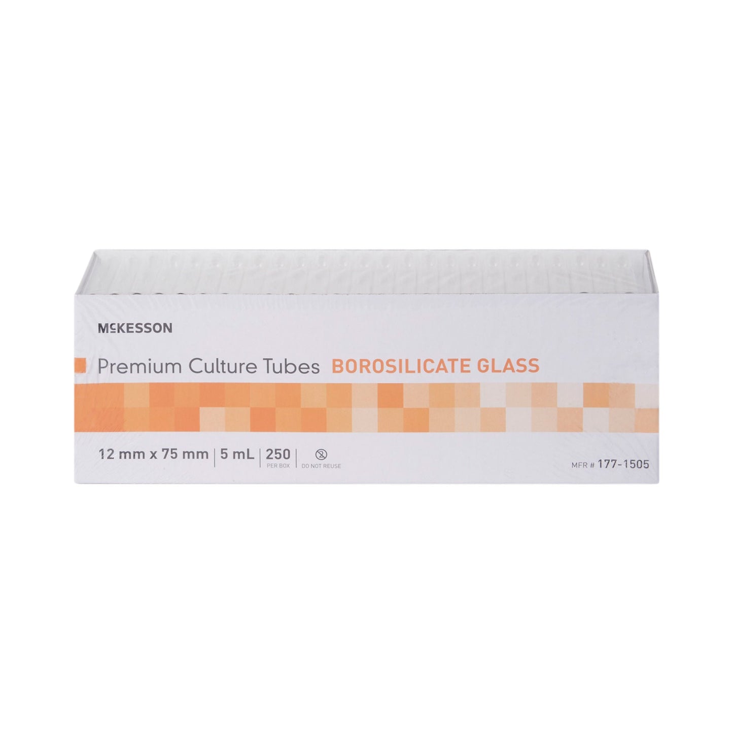McKesson Round Bottom Glass Test Tube, 5 mL
