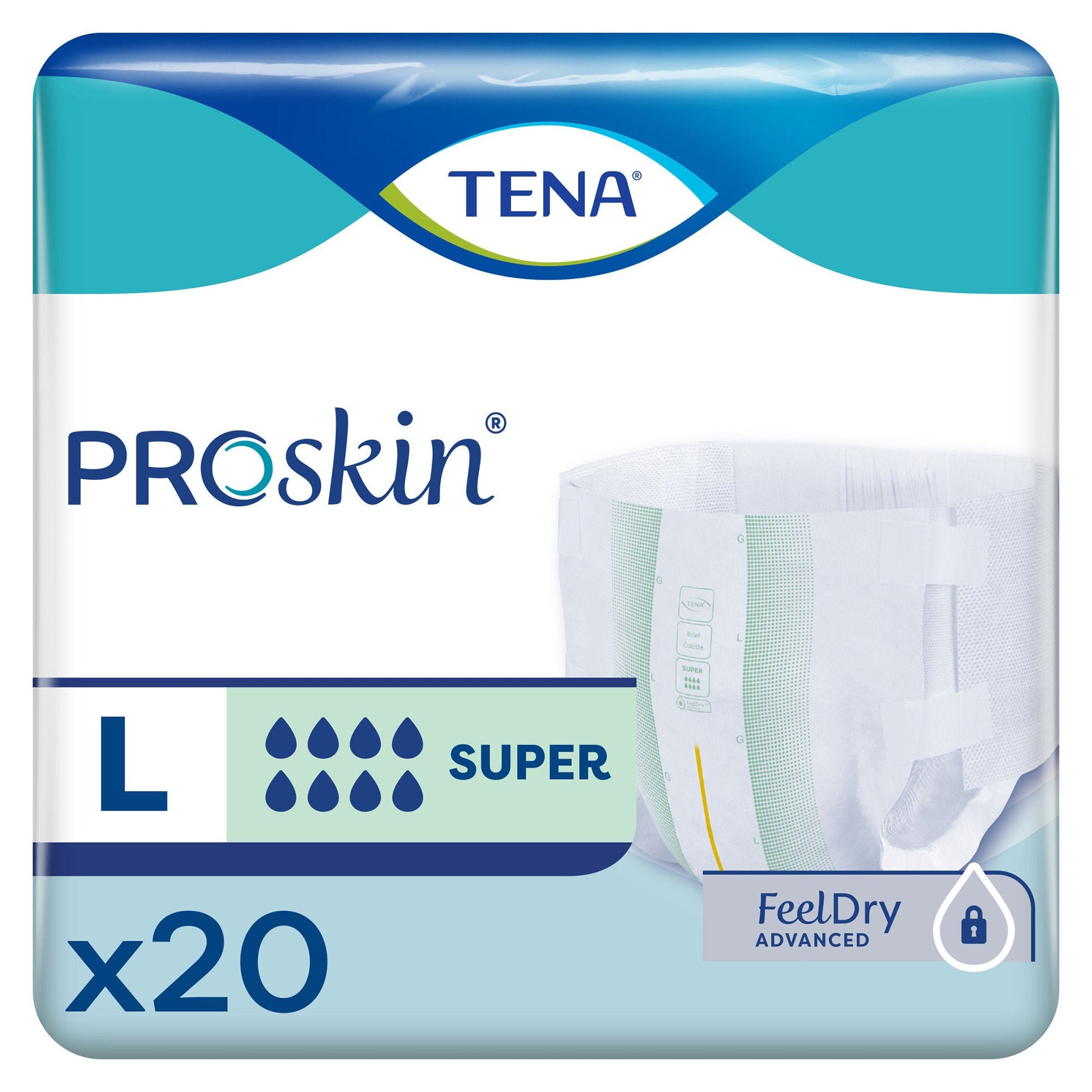 Tena® ProSkin™ Briefs, Super Absorbency