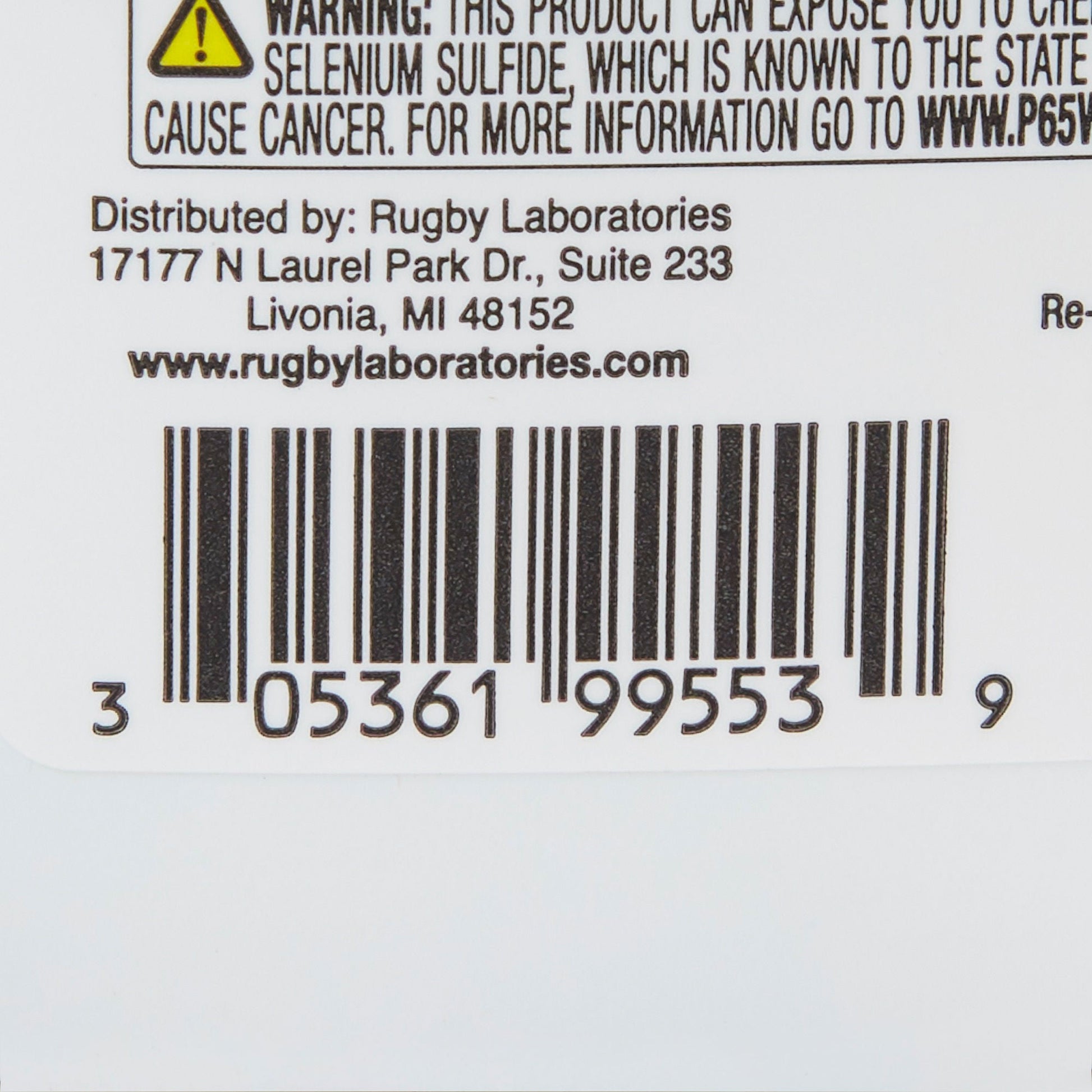 Rugby® Dandruff Shampoo, Bottle
