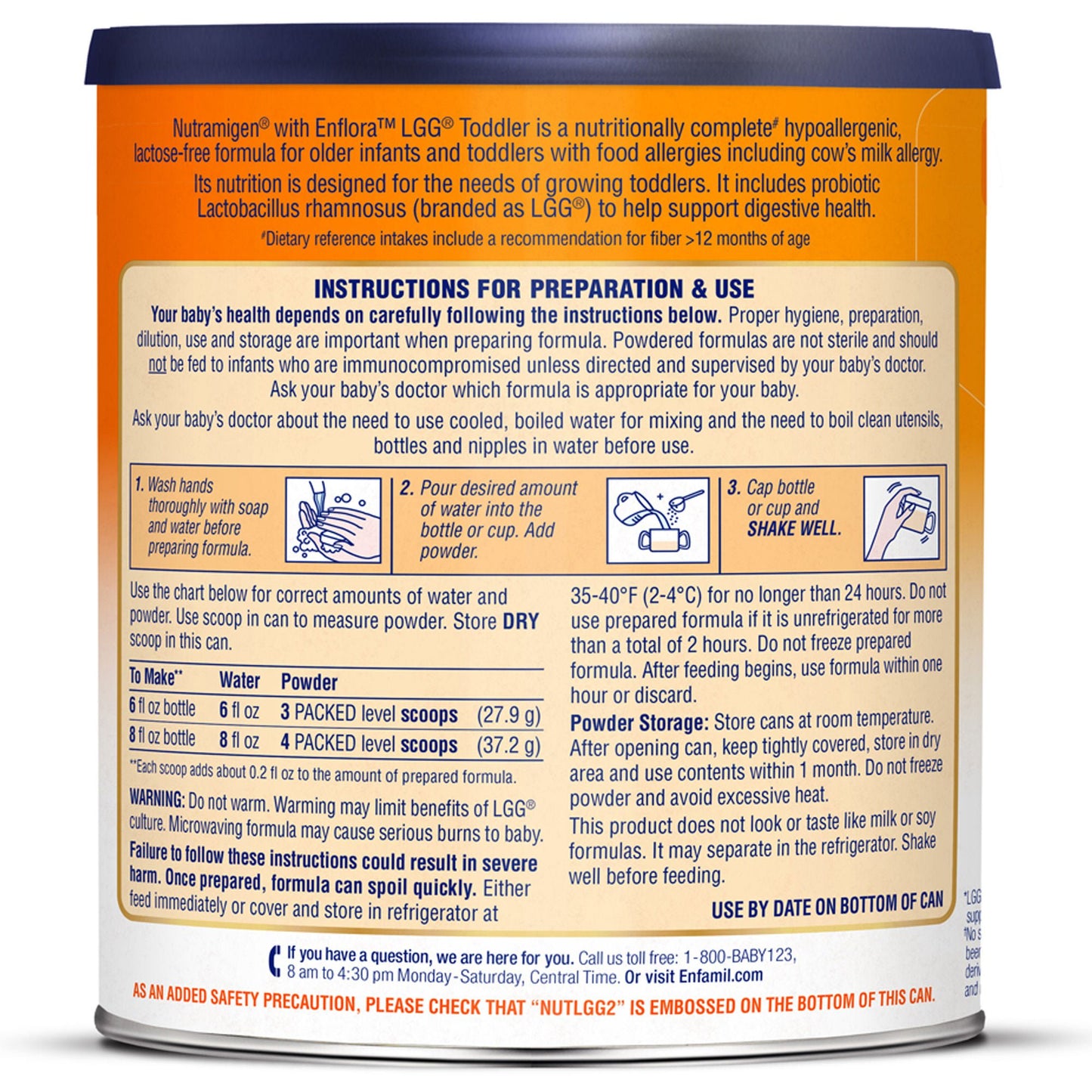 Enfamil® Nutramigen™ with Enflora LGG® Toddler Formula, can