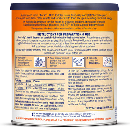 Enfamil® Nutramigen™ with Enflora LGG® Toddler Formula, can