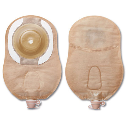 CeraPlus™ Soft Convex 1-Piece Beige Urostomy Pouch, Pre-cut to Fit Stomas