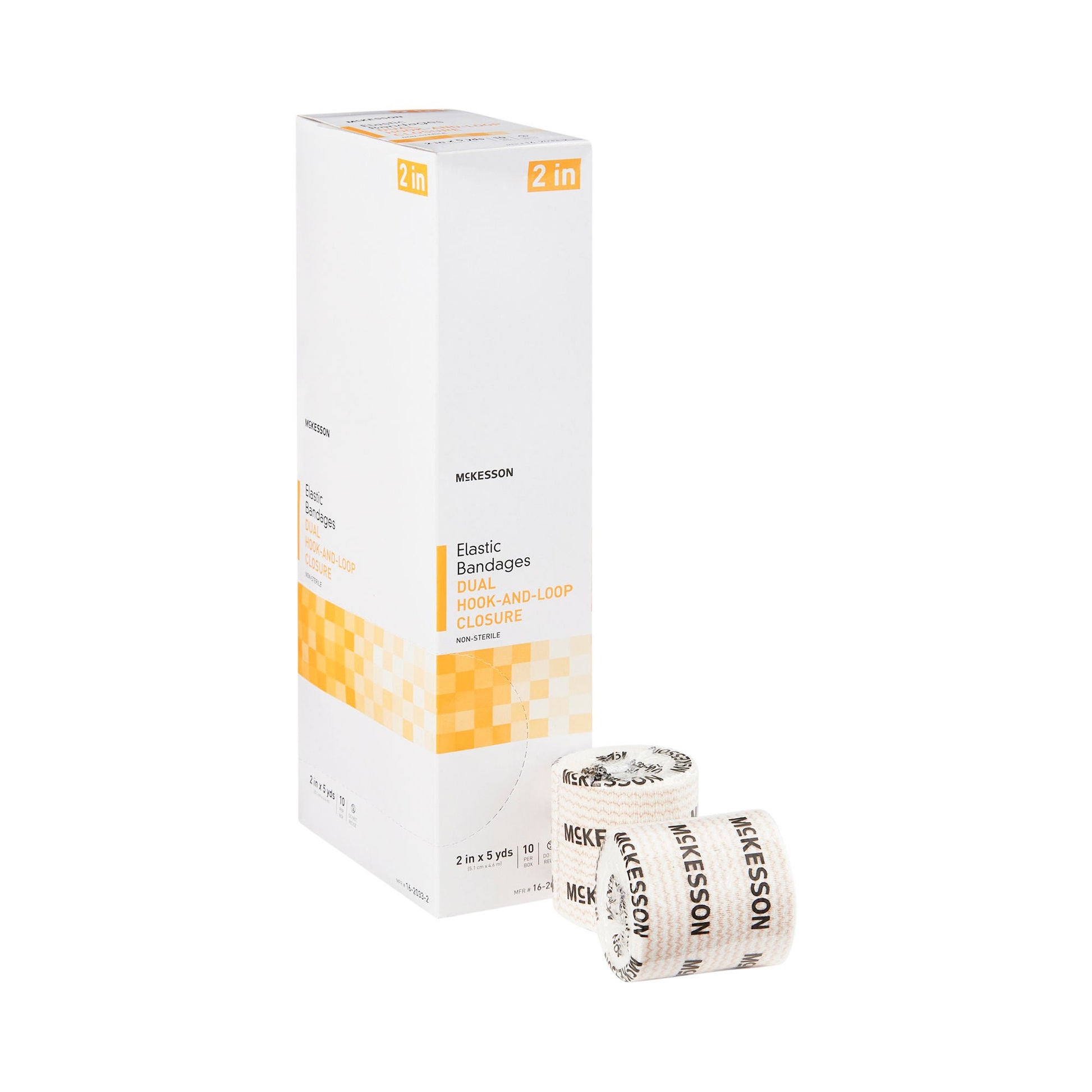 McKesson Double hook-and-loop closure Elastic Bandage