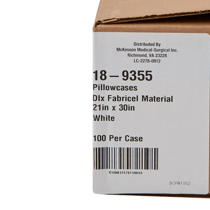 McKesson White Fabricel® Pillowcase