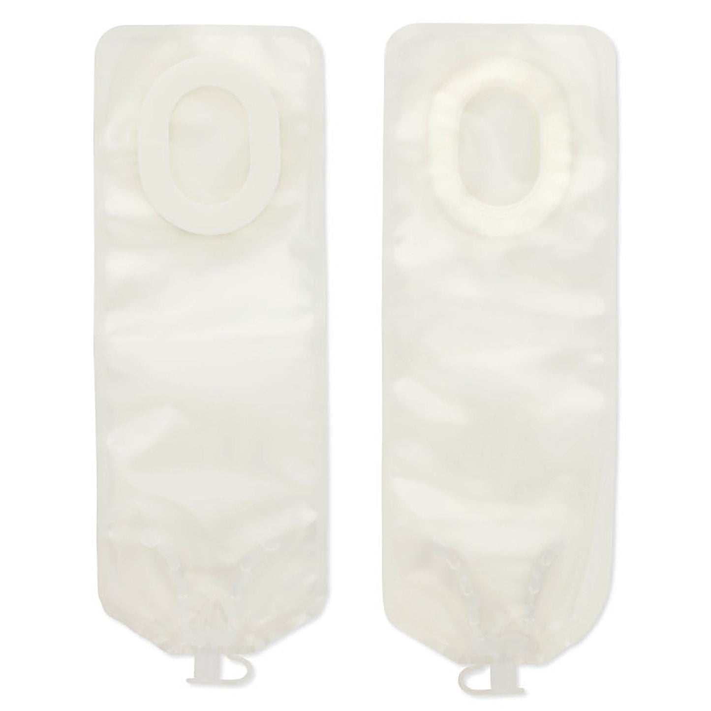 Pouchkins™ 1-Piece Transparent Colostomy Pouch, for Baseplates up to 35 x