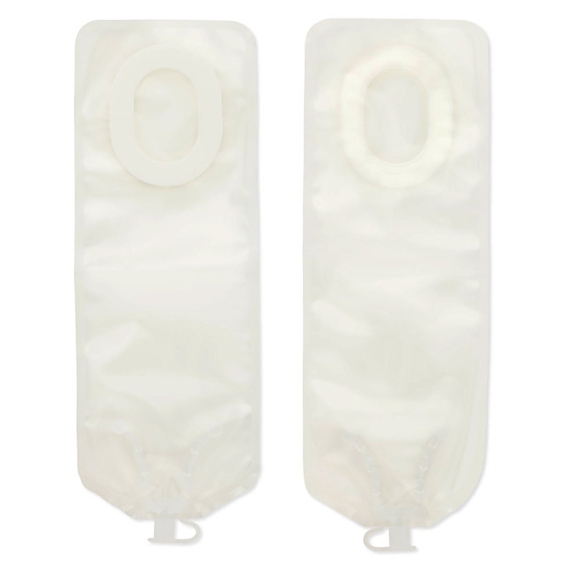 Pouchkins™ 1-Piece Transparent Colostomy Pouch, for Baseplates up to 35 x
