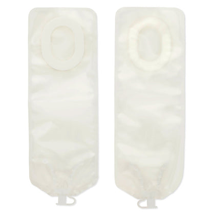 Pouchkins™ 1-Piece Transparent Colostomy Pouch, for Baseplates up to 35 x