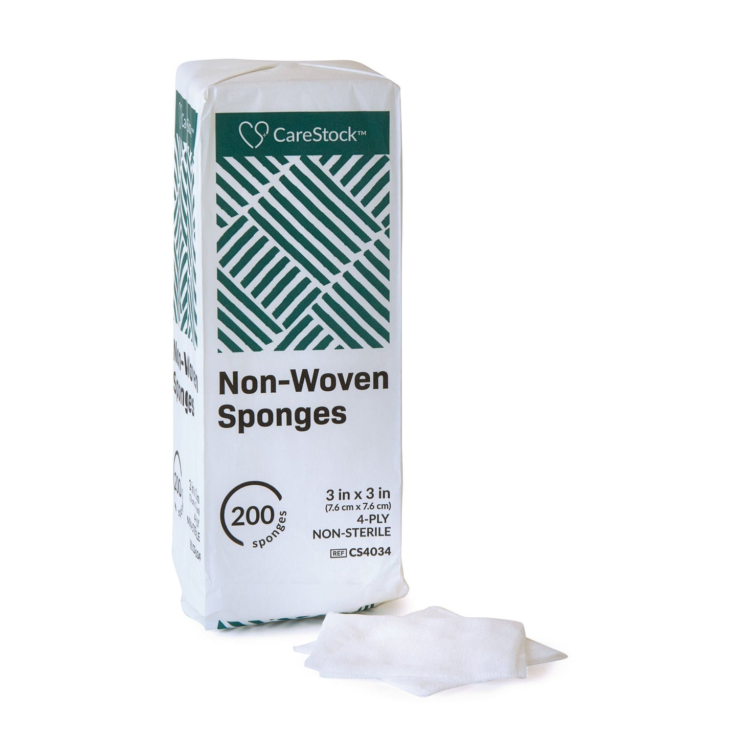 CareStock™ Nonwoven Sponge, Four-Ply