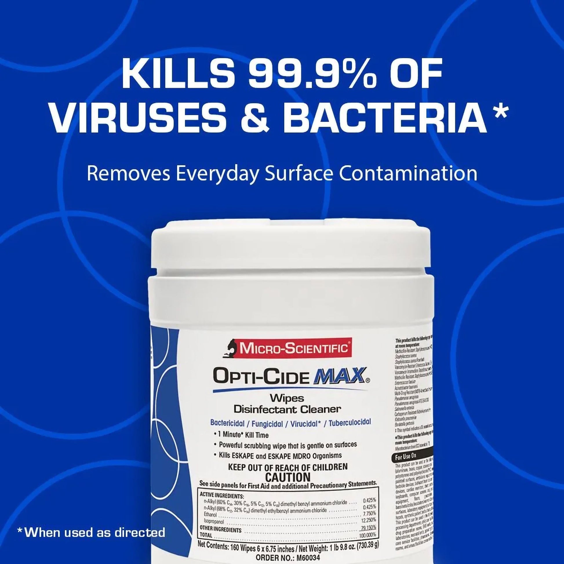 Opti-Cide® Max Surface Disinfectant Cleaner Wipes