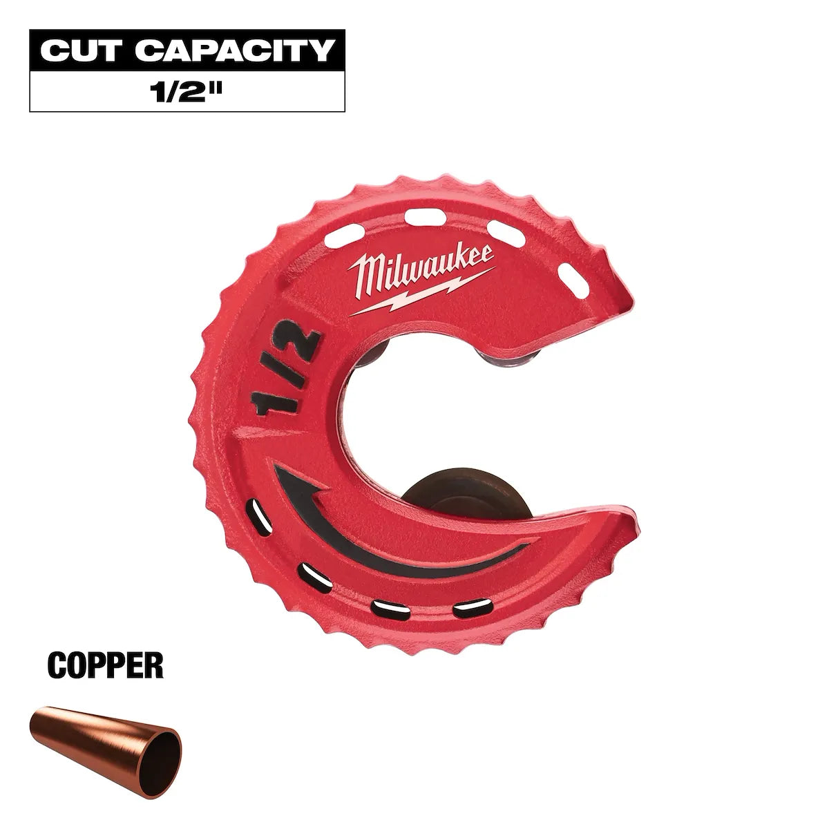 Milwaukee 1/2" Close Quarters Tubing Cutter 48-22-4260 | Not Applicable Battery, Aluminum