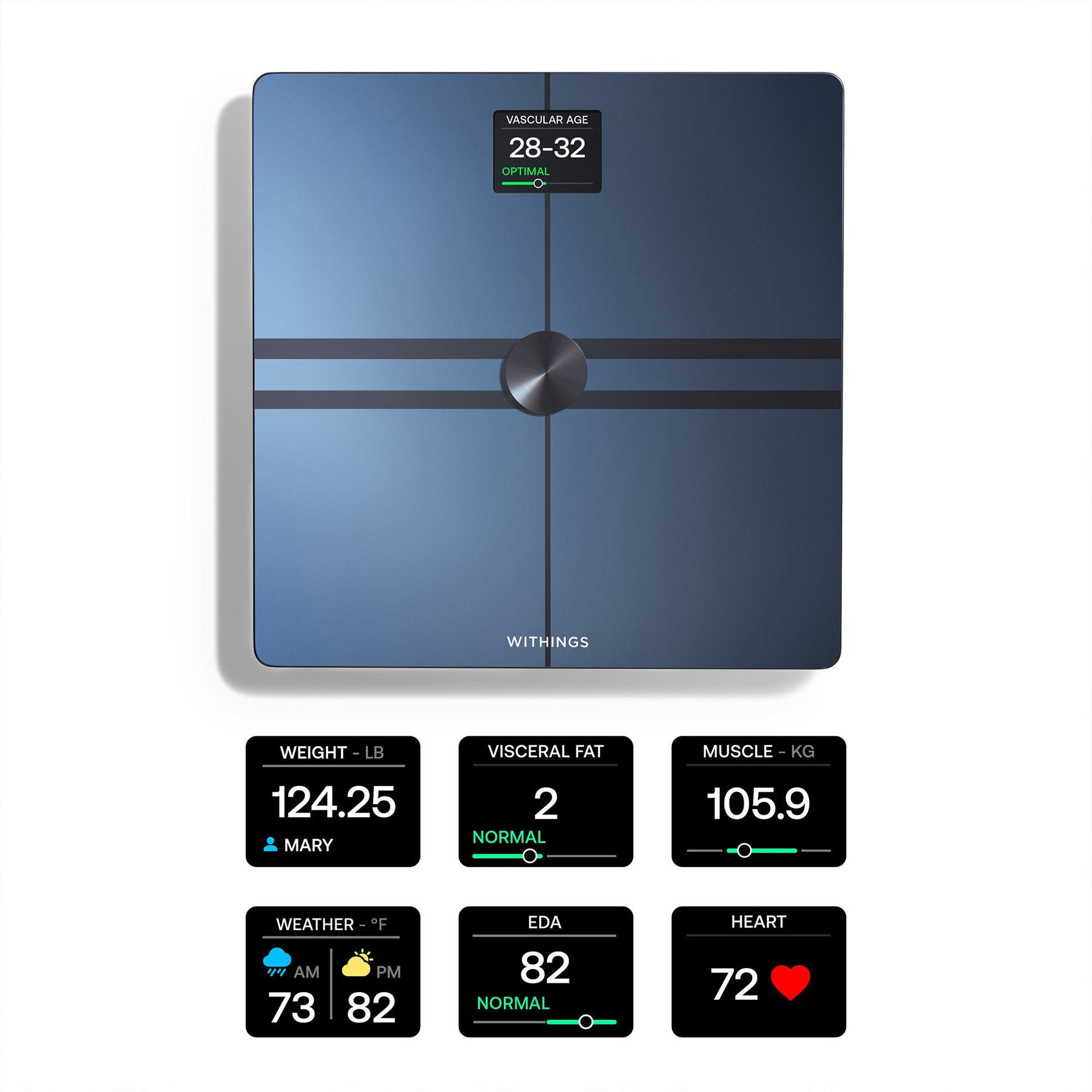 Withings Body Comp Wi-Fi Smart Scale, Black