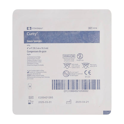 Curity™ Sterile USP Type VII Gauze Sponge, Eight-Ply