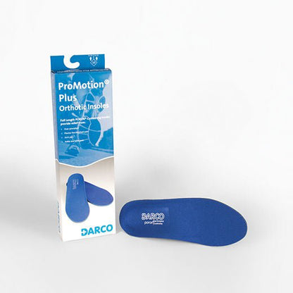DARCO ProMotion Plus Orthotic Insole EVA / Polyester / Polypropylene / Poron Women 12 to 12.5 / Men 10 to 10.5 Black / Blue