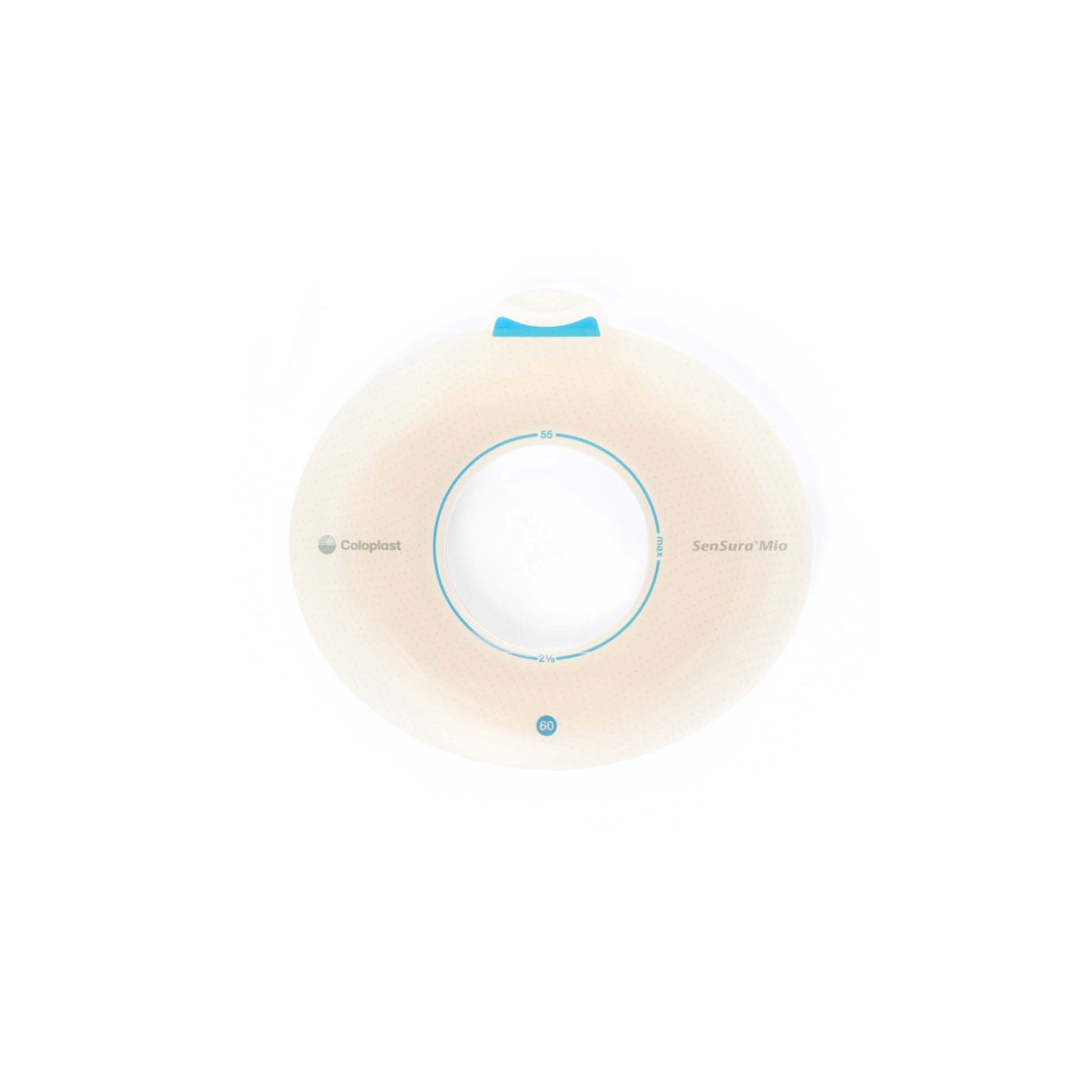 SenSura® Mio Click Ostomy Barrier, Stoma Opening, Red Color Match