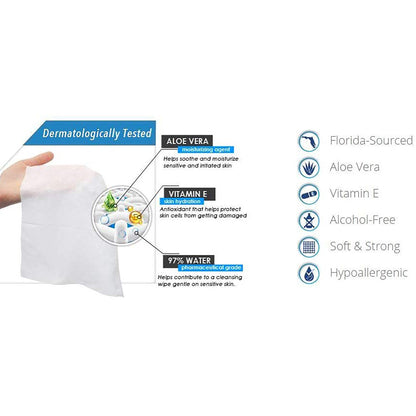 Abena® Scented Pre-Moistened Cleansing Wipes, Soft Pack
