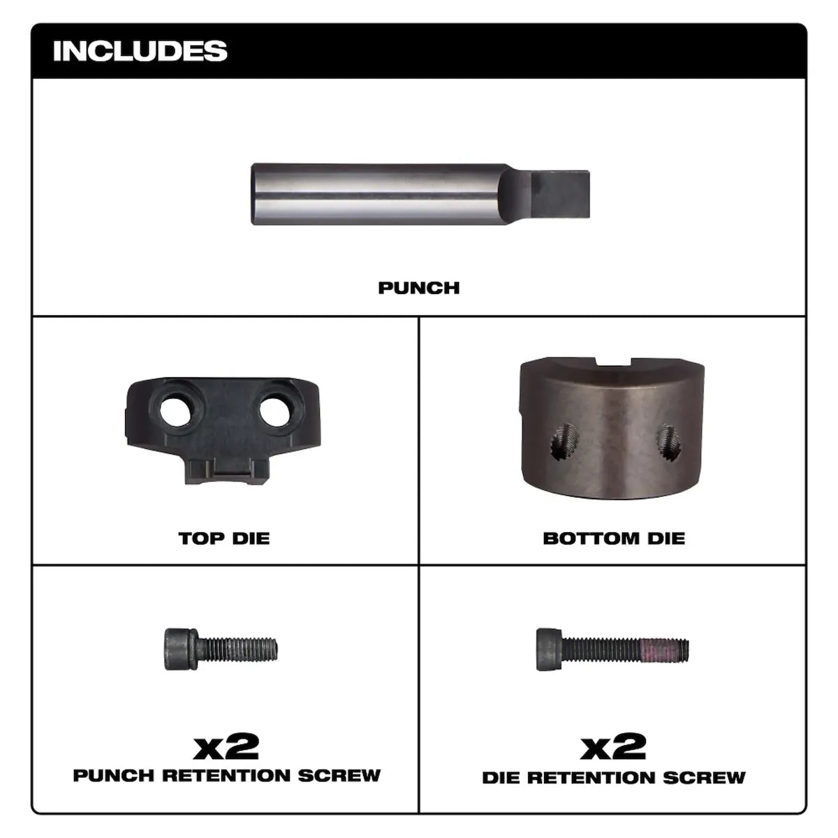 Milwaukee M18 FUEL 10Ga Nibbler Punch & Die Set 48-44-0274