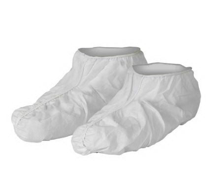 KleenGuard A40 Shoe Cover One Size Fits Most Shoe High Seamless Sole White