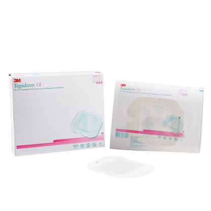 3M™ Tegaderm™ I.V. Transparent Film Dressing with Adhesive-Free Window