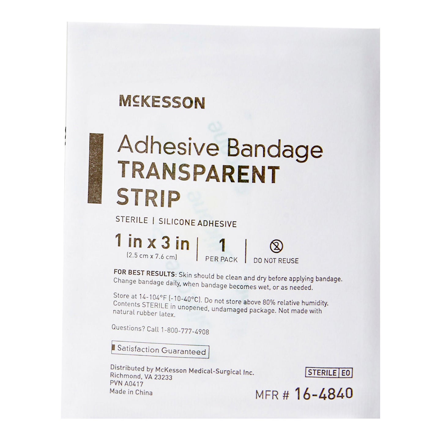 McKesson Sheer Adhesive Strip