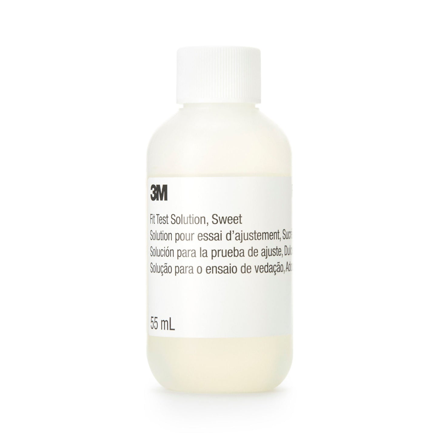 3M Sweet Fit Test Solution, Saccharin Solution, Clear Bottle
