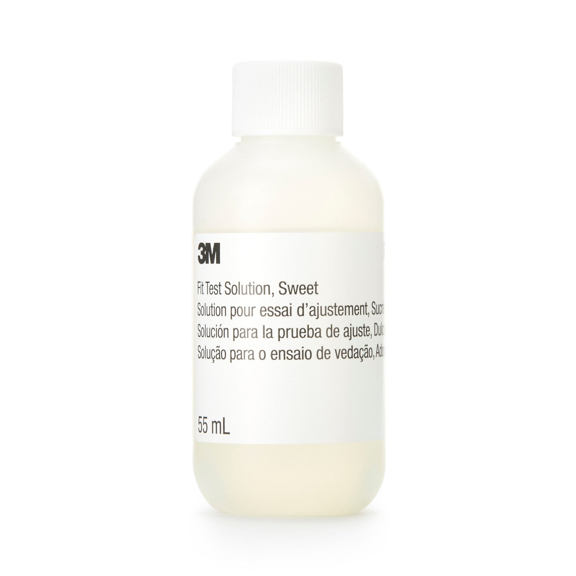 3M Sweet Fit Test Solution, Saccharin Solution, Clear Bottle
