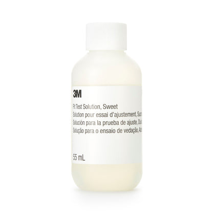 3M Sweet Fit Test Solution, Saccharin Solution, Clear Bottle