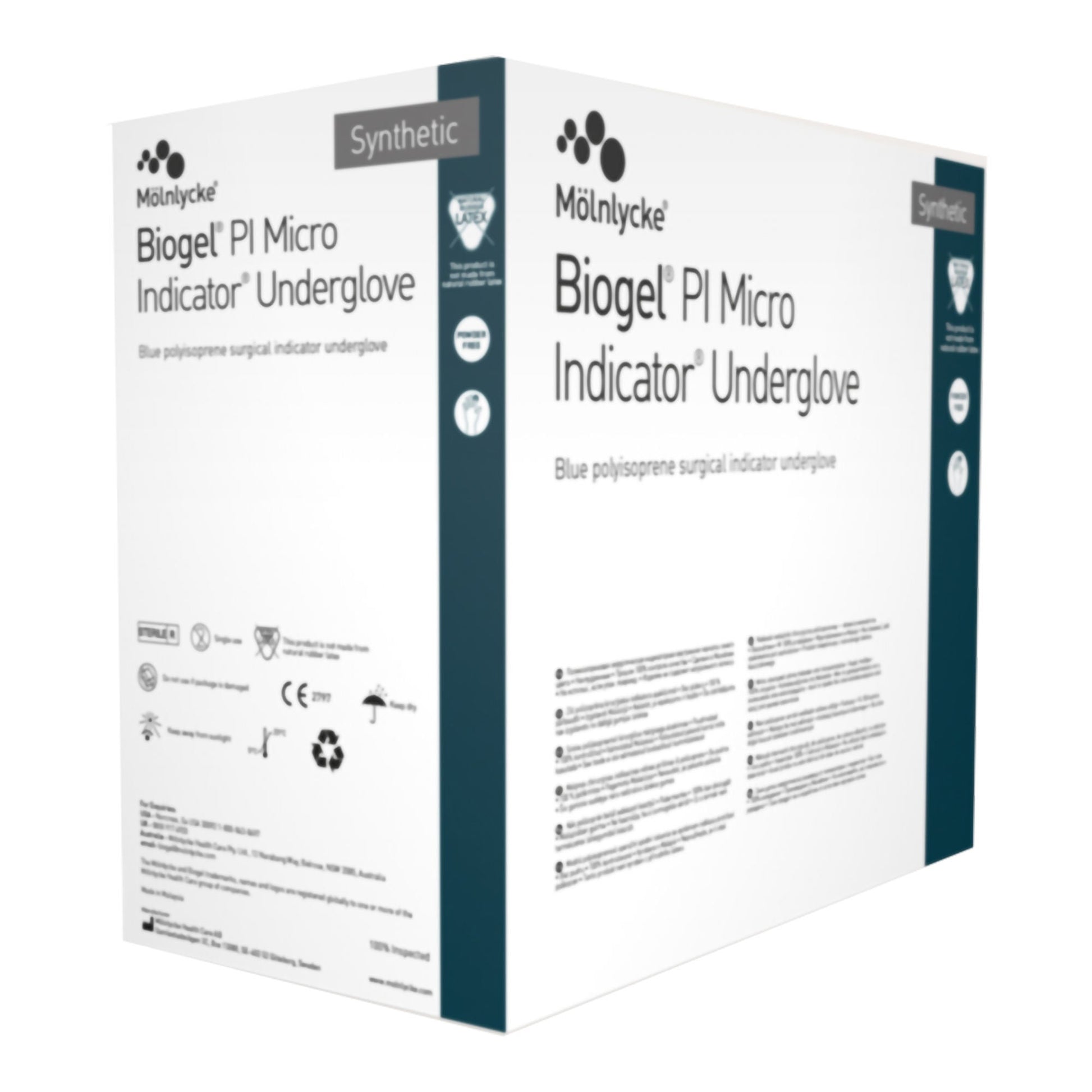 Sterile Biogel® PI Micro Indicator® Underglove Polyisoprene Surgical Gloves, Blue - view 8