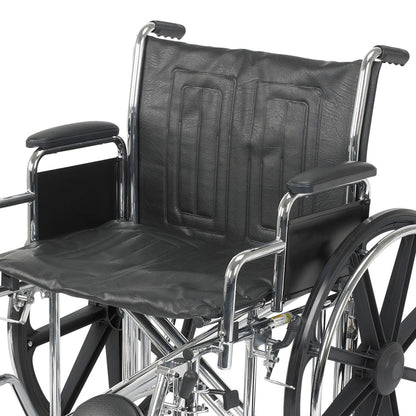 McKesson Bariatric Wheelchair, 22 Inch Seat Width
