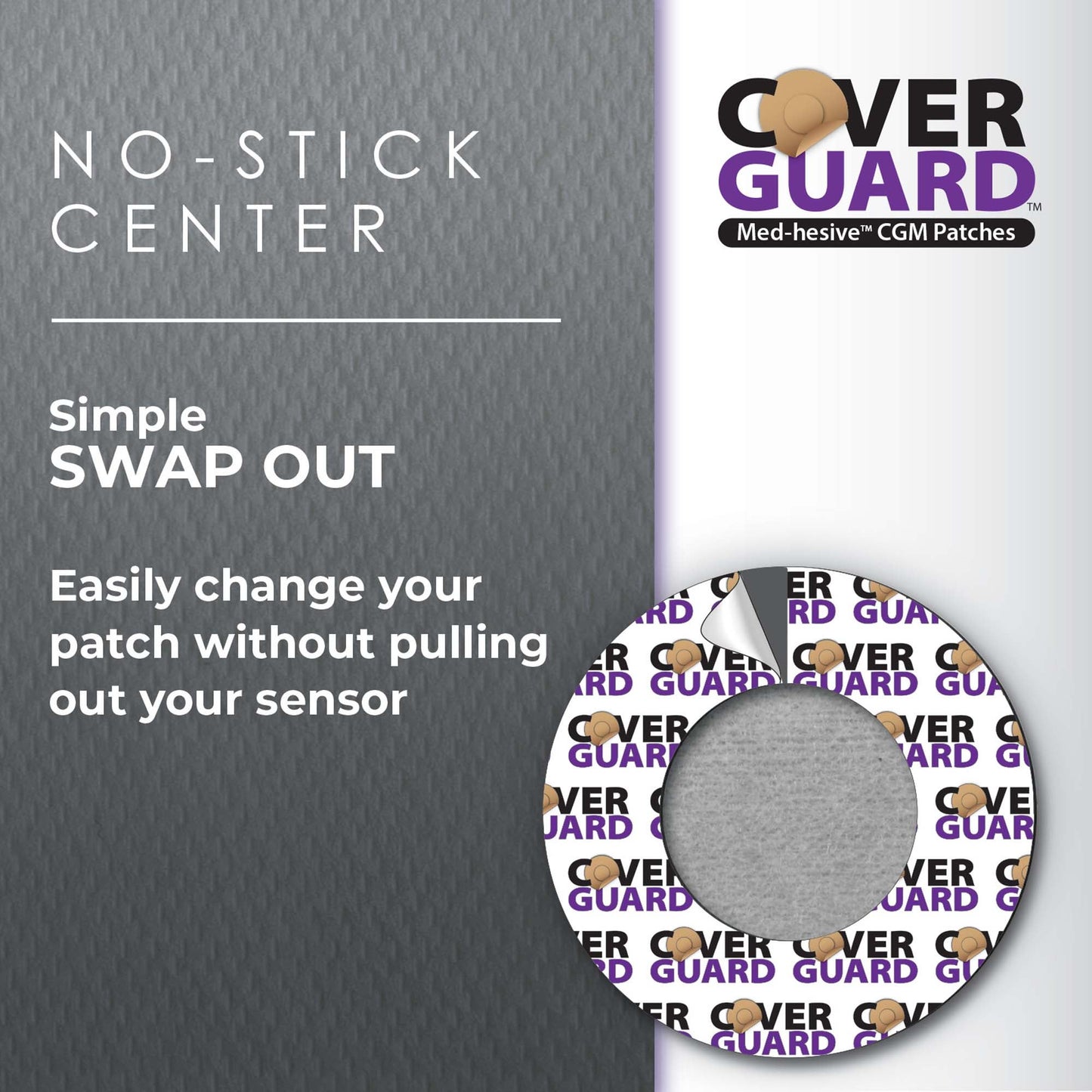 Cover Guard Sensor Overpatch Black For FreeStyle Libre 3