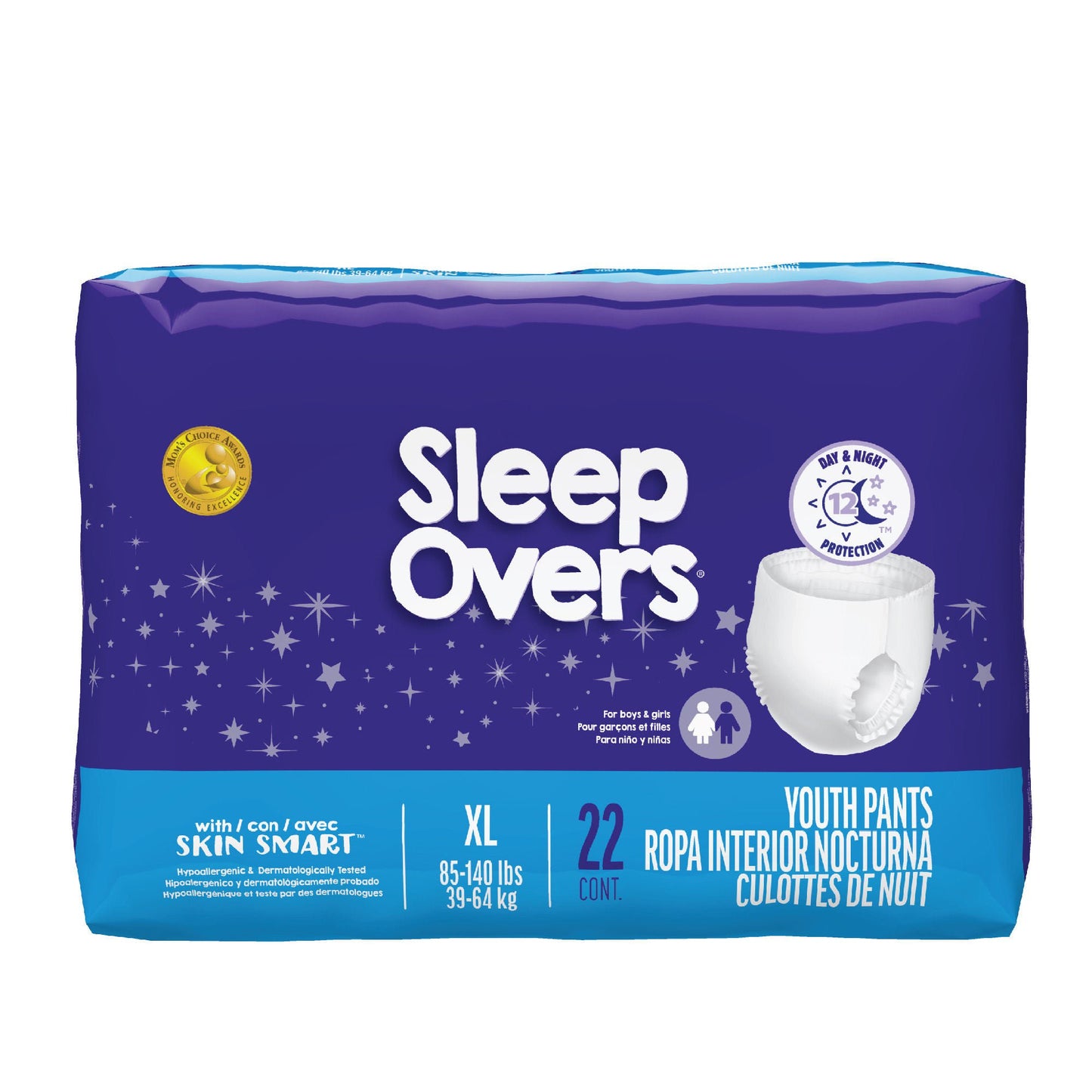 Cuties® Sleep Overs® Absorbent Underwear, Extra Large