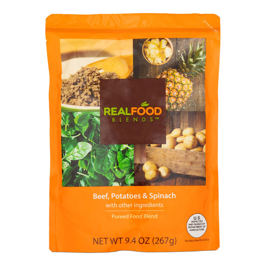 Real Food Blends™ Beef, Potatoes & Spinach Puree Blend for Tube Feeding