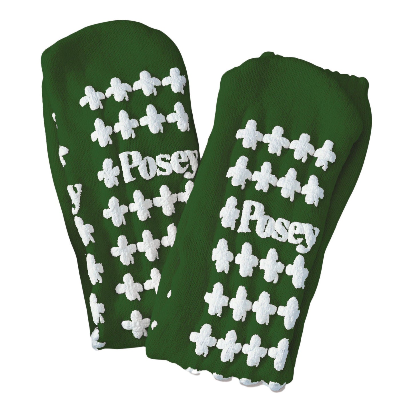 Posey® Fall Management Slipper Socks, Green, One Size Fits Most
