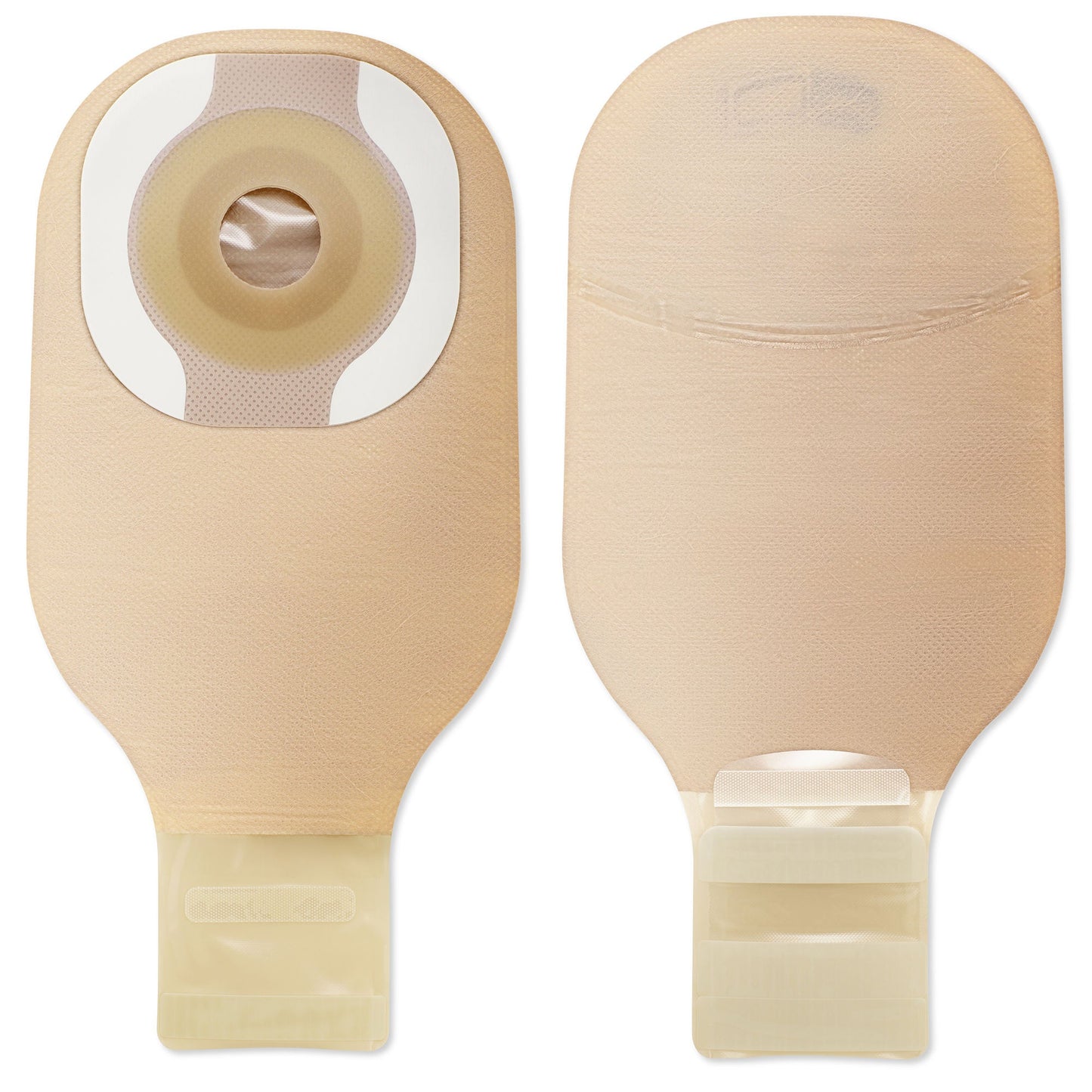 Premier™ 8990 One-Piece Beige Filtered Ostomy Pouch, Pre-cut to Fit Stomas