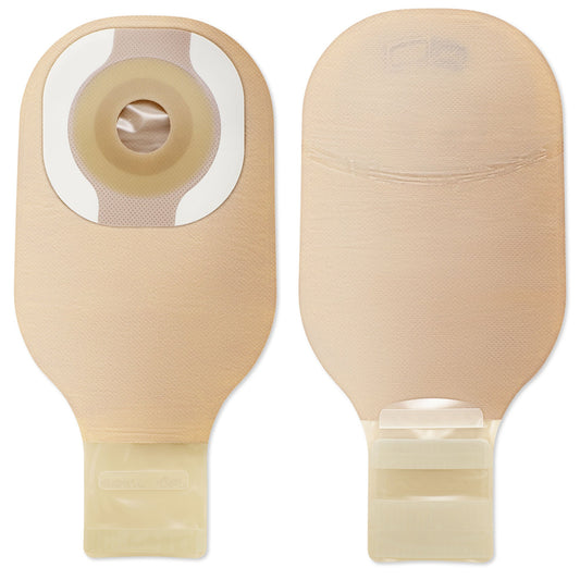 Premier™ 8990 One-Piece Beige Filtered Ostomy Pouch, Pre-cut to Fit Stomas, 19 mm, Box of 5