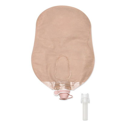 Premier Urostomy Pouch One-Piece System Length Flat, Pre-Cut 1-1/4 Inch Stoma Drainable