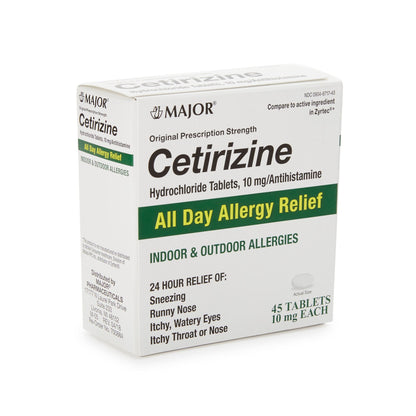Major® Cetirizine Antihistamine All Day Allergy Relief
