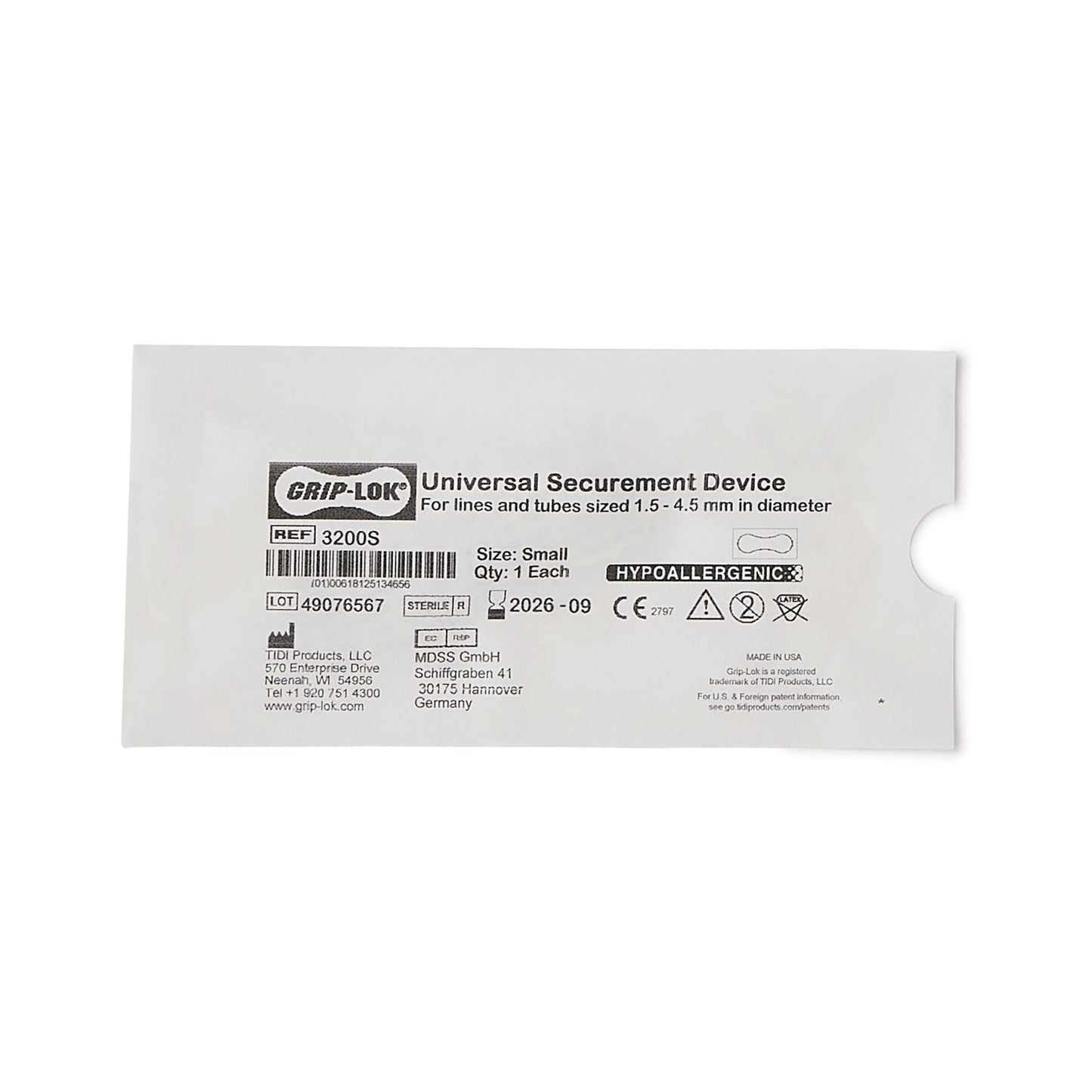 GRIP-LOK® Universal Securement Device