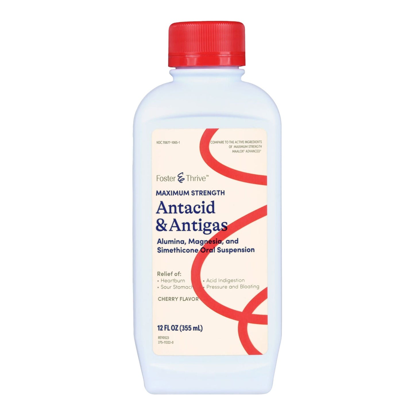 Foster & Thrive™ Max Strength Antacid & Antigas Alumina, Magnesia & Simethicone