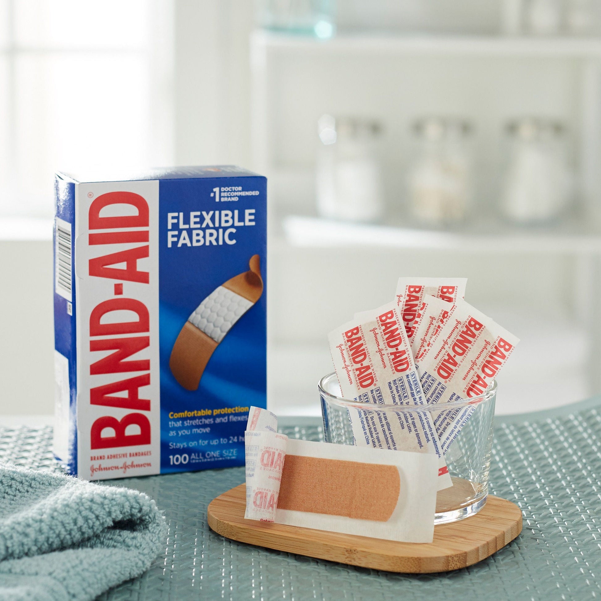 Band-Aid® Flexible Fabric Tan Adhesive Strip