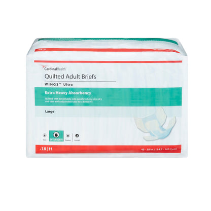 Wings™ Ultra Quilted Extra Heavy Absorbency Incontinence Brief