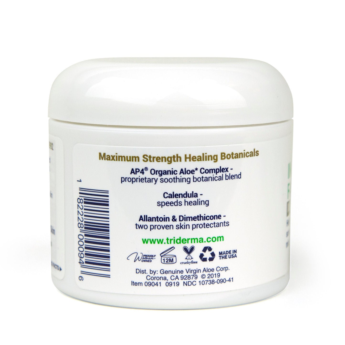 TriDerma® MD Intense Fast Healing® Moisturizer, Jar, Unscented