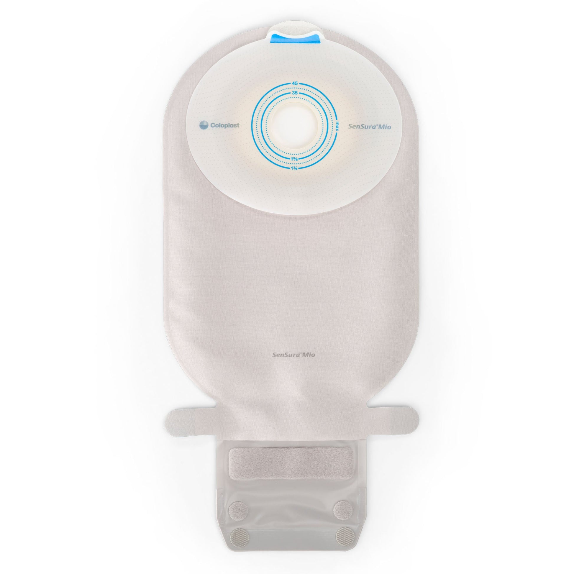 SenSura® Mio Flat 1-Piece Transparent Ostomy Pouch, Stoma
