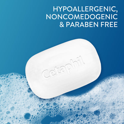 Cetaphil® Deep Cleansing Bar Dry to Normal, Sensitive Skin, Gentle Scent