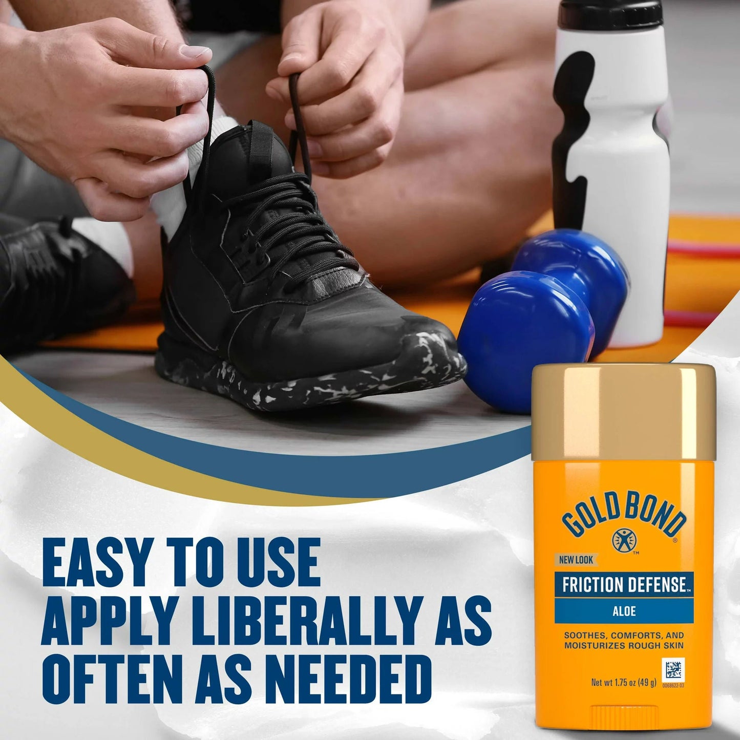 Gold Bond® Friction Defense Stick with Aloe, Comforts & Moisturizes Rough Skin