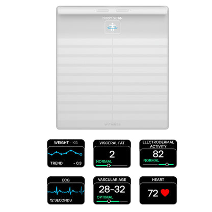 Withings Body Scan Wifi Smart Scale, White
