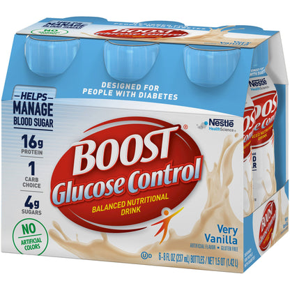 Boost® Glucose Control Vanilla Balanced Nutritional Drink, Bottle