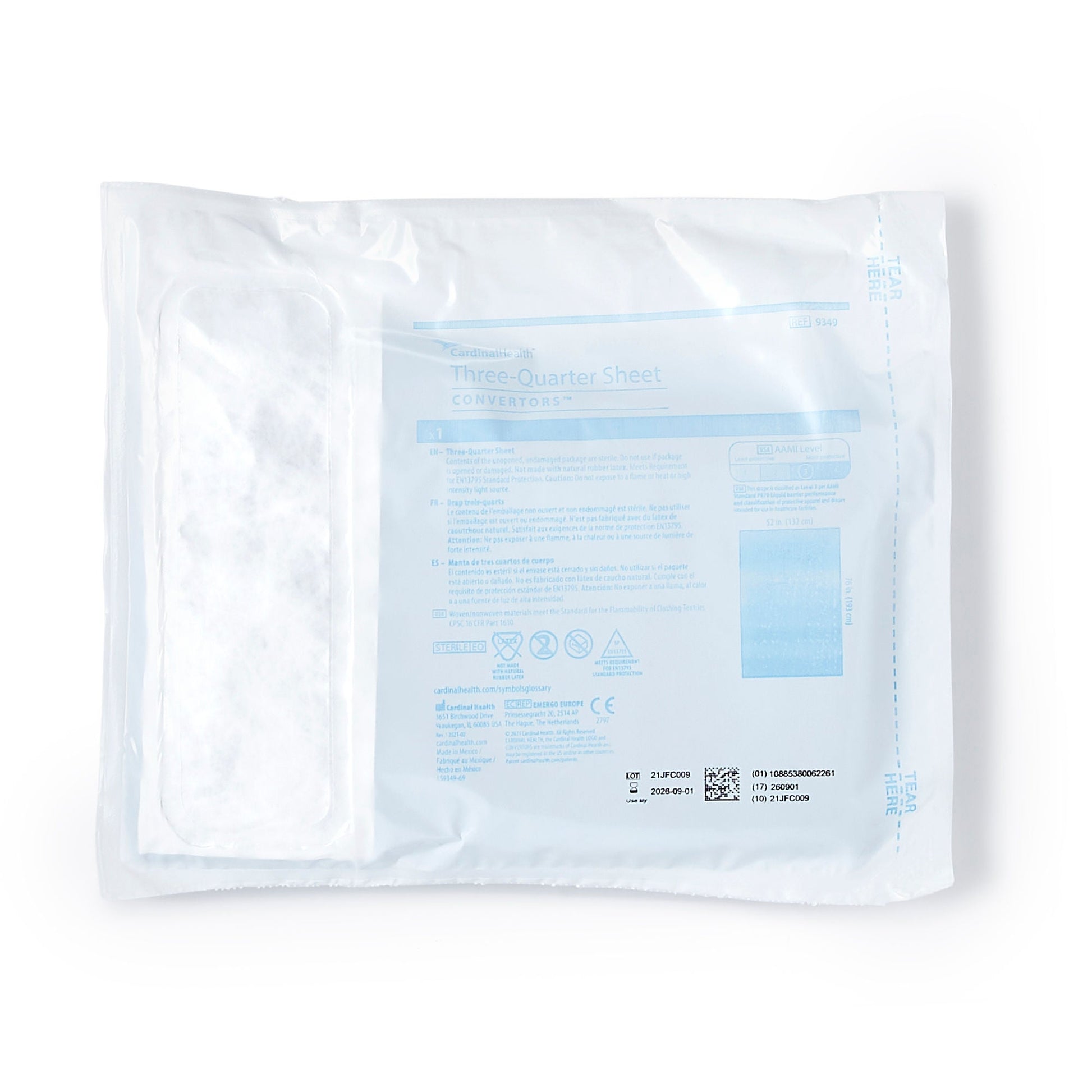 Cardinal Health™ Sterile Three-Quarter General Purpose Drape